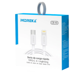 Moreka Cable Trenzado Tipo-C a Tipo-C 35W CB-41