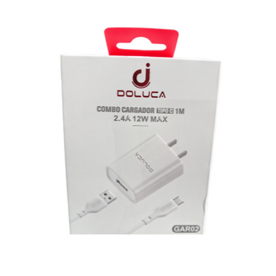 Doluca Combo Cargador Tipo C 2.4A GAR02