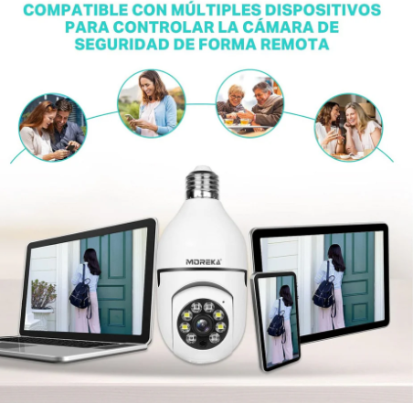 Moreka Cámara Inteligente Wifi JK-001