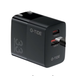 G-TiDE Turbo Cargador USB-A y Tipo-C 33W   G033
