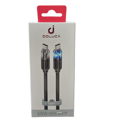 Doluca Cable Tipo- C a Tipo-C 60W CAB13