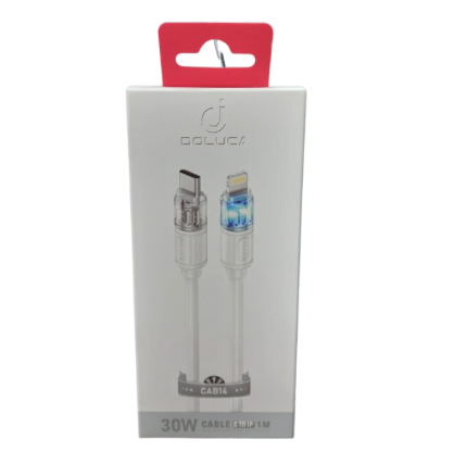 Doluca Cable Tipo- C a Lightning 30W CAB14